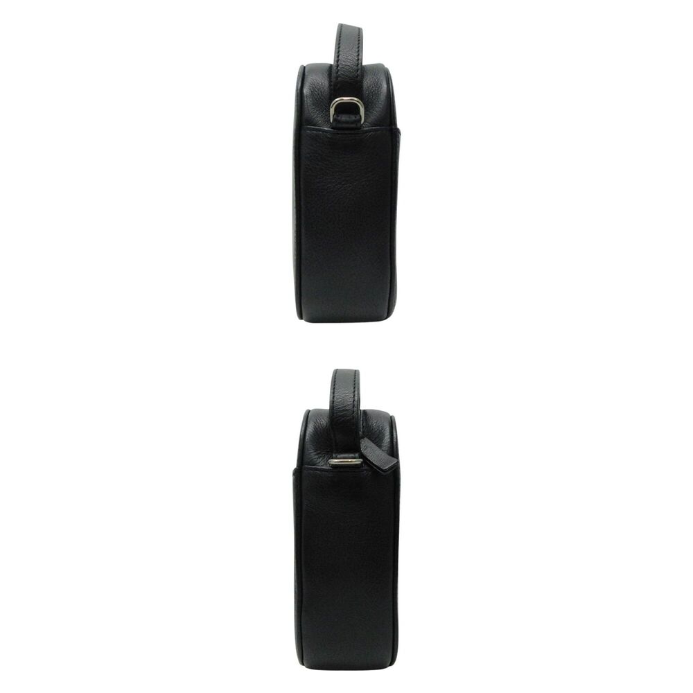 BALENCIAGA EVERYDAY Camera Bag Shoulder Handbag Leather Black - Picture 3 of 7